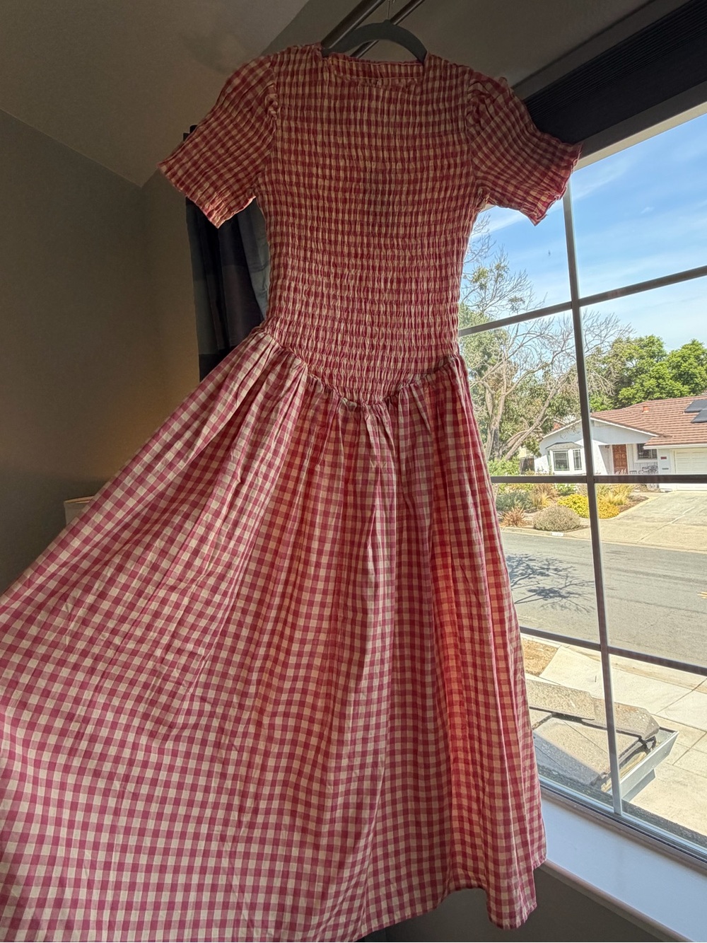 NWT Worth collective Etta gingham midi dress - Picture 2 of 2